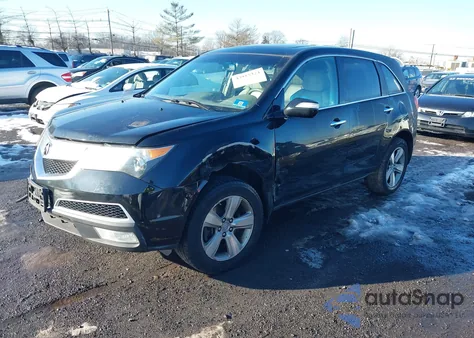 2011 Acura Mdx Technology Package from USA, damaged, VIN 2HNYD2H62BH534296